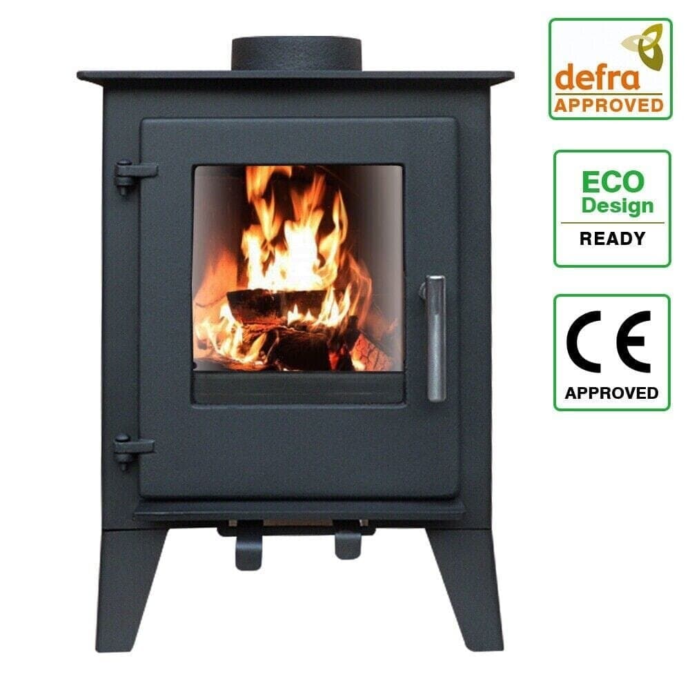 5KW Multifuel Wood Stove l Log Burner Cast Iron l Model ST001