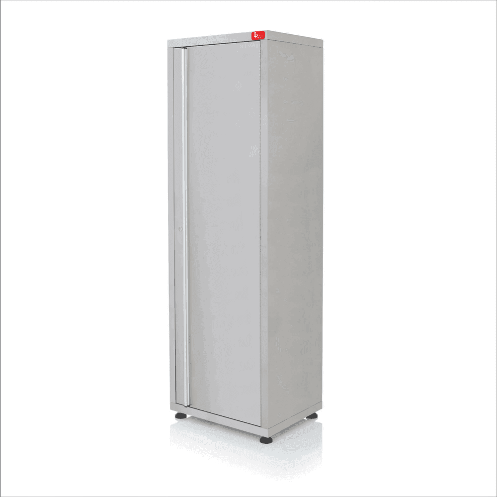 Crytec | 186cm Tool Cabinet | Stainless Steel | Storage Chest With Shelving