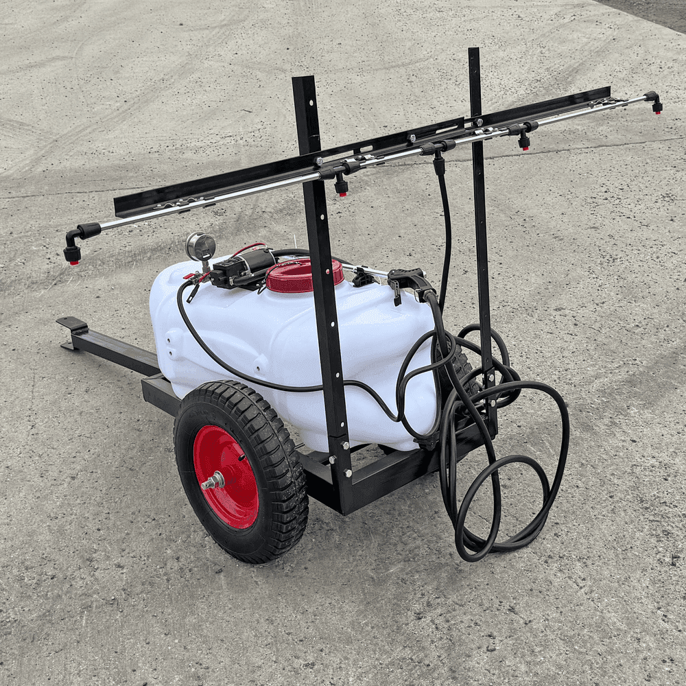 Crytec ATV Quad Sprayer 60 Litre With Towable Trailer Weed Sprayer 4×4 Garden Feeding