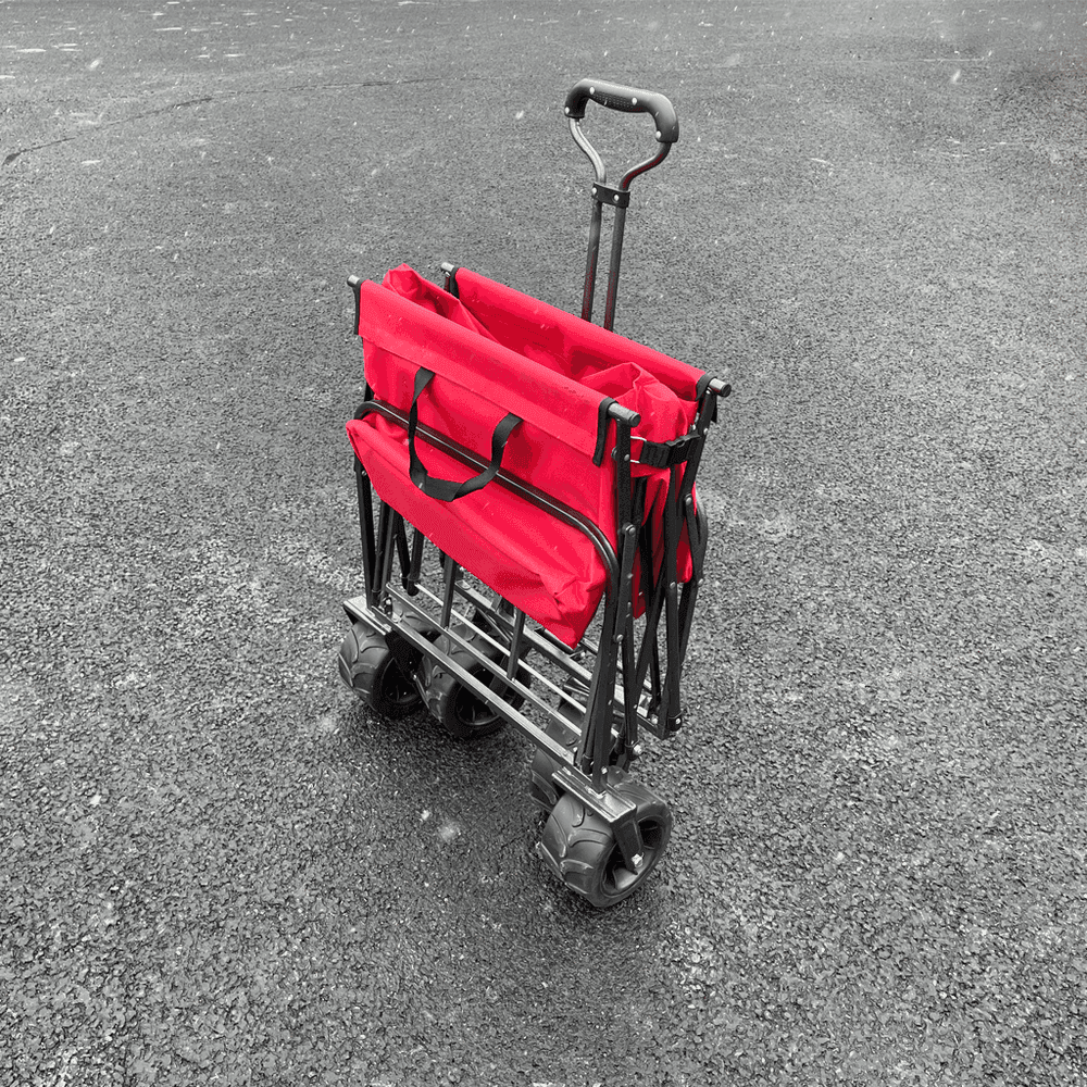 Crytec | Garden Cart | 100kg Capacity | Heavy Duty | Foldable