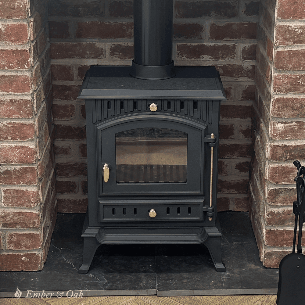 7KW | Multi-Fuel Wood Stove | Log Burner | Cast Iron | Model CA003