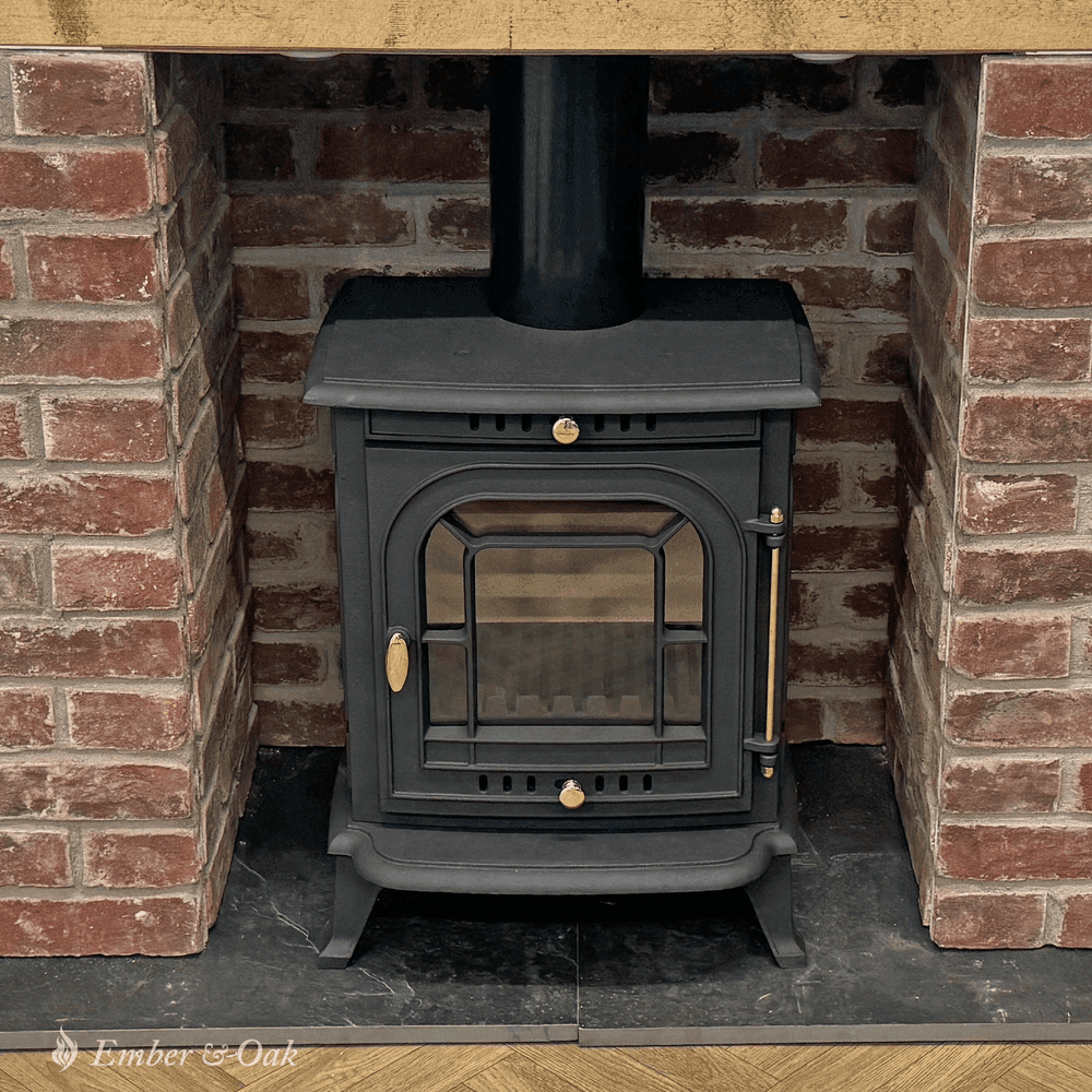 7KW | Multi-Fuel Wood Stove | Log Burner | Cast Iron | Model JA008