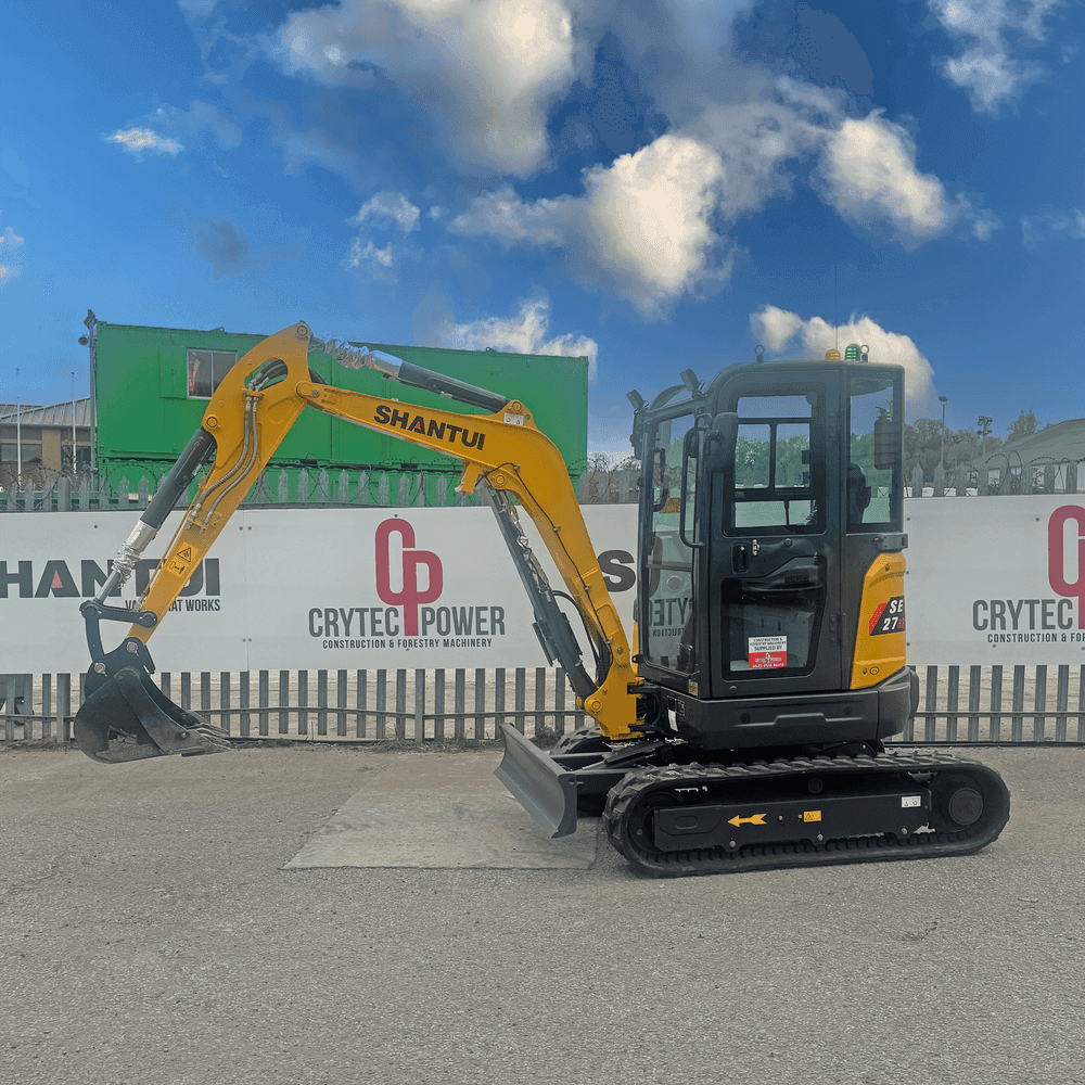 Shantui SE27SR Mini Excavator | Yanmar Engine Euro Stage 5 | 2750kg | 3 Cylinder